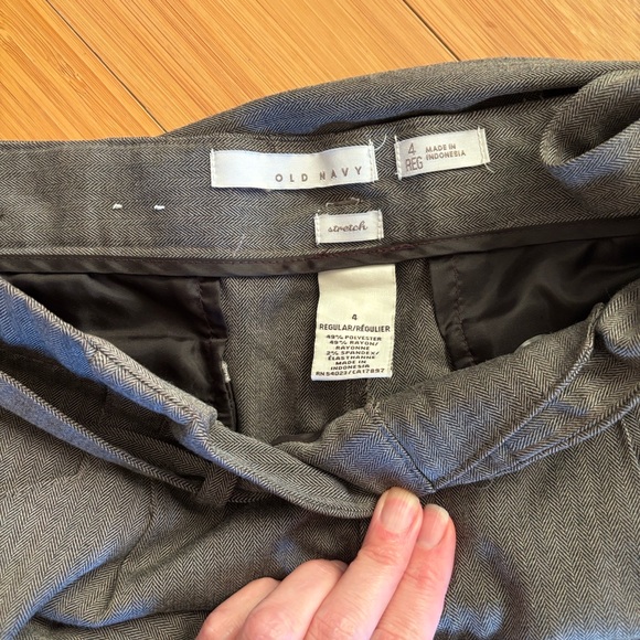 Paperbag Wide Leg Dress Pants Old Navy - Picture 8 of 11